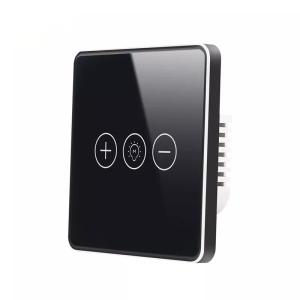 Wholesale Glomarket Tuya Wifi Smart Dimmer Switch Glass Panel Voice Remote Control from china suppliers