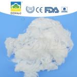 Medical Bleached Raw Cotton Wool Odorless With 13 - 16mm Fiber Length
