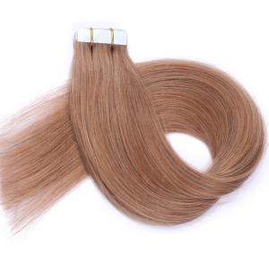 Wholesale 100 Human Hair Tape In Extensions , Tape Weft Hair Extensions No Shedding from china suppliers