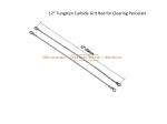 12"Tungsten Carbide Grit Rod for Clearing Porcelain,Cutting Tiles