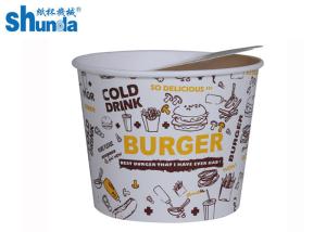 Wholesale 85oz 170oz Flexo Printing Paper Bucket For Fried Chicken Salad from china suppliers