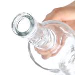 Base Material Super Flint Glass Empty Crystal Vodka Glass Bottle 500 ml 750 ml