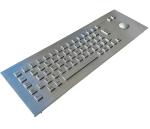 IP65 Industrial PC Keyboard Stainless Steel With Full Functional 2 Keys Touch