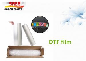 China 0.30 X 100M DTF Film Inkjet Cold Peel Heat Transfer Printing Film on sale