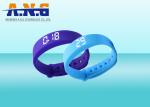 USB Port HF Rfid Tags , Sport Rfid Silicone Wristbands with FM1108 chip