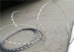 Unclipped Razor Ribbon Wire Razor Concertina Wire Coil Security Barrier