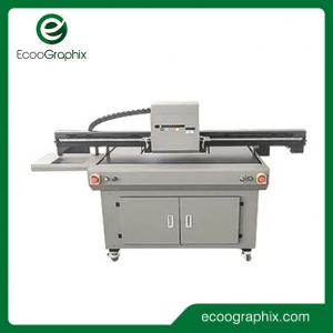 China Ecoographix Digltal Flatbed UV Ink Inkjet Printing Machine 8 Heads on sale