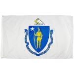 3 X 5ft State Of Massachusetts Flag Outdoor Heavy Duty Dupont Nylon 66 US Flags