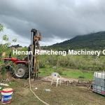 200m Classic Water Borehole Drill Rig Tractor Mounted Water Well Drilling Rig