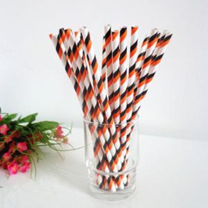 Wholesale Drinking paper Straw in strip design from china suppliers