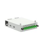 Aluminum 8 Cores FC APC Type Fiber Optic Distribution Box for Network FTTH/FTTX