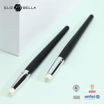 Makeup Eyeshadow Brush With Aluminium Ferrule And Wooden Handle 100% Synthetic