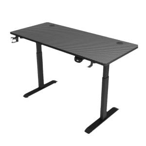 Wholesale Living Room Retractable Black Metal Electric Height Adjustable Standing Desk with Single Motor from china suppliers