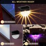 Warm White 10 Lumens 1.2Volts Solar Powered Garden Spotlights