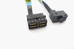 Black Self Lock Mini 3.3ft 1.0 Meters SFF 8643 SAS Cord