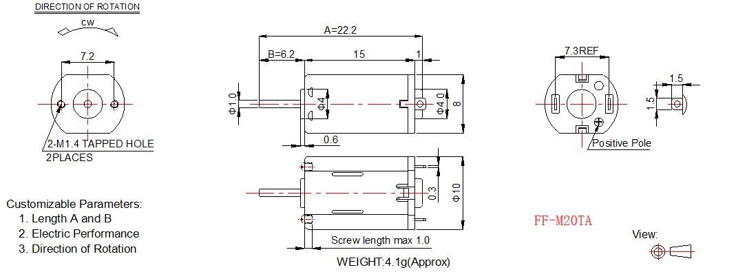 High Speed Door Lock Motor 10mm 3v 6v Small Brushed DC Motor For Electric Toys