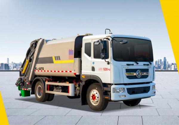 Dongfeng 13-Square Compressed Garbage Dump Truck Rear Drive Diesel 4 × 2 Manual