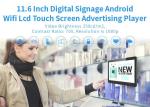 Quad Core POE Powered Android Tablet , Touch Screen Digital Signage