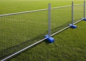 Wholesale Eco Friendly 2.2m Height Temporary Steel Fencing With 50x100mm Mesh from china suppliers