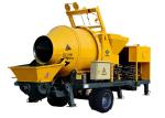 Remote Control Diesel Concrete Pump Mobile , Truck Mounted Cement Mixer Pump