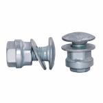 Multi-application Q235 Q345 Crowd Control Stanchion For Metal Steel Highway