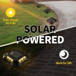 12V LED Waterproof Solar Dock Lights Aluminum Material Screw Installation