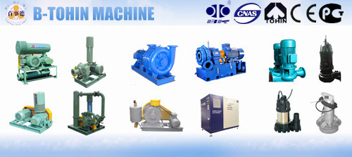 High Power Huge Three Lobe Roots Blower Bk9030S 37kw - 220kw Motor Power