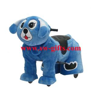 Wholesale CE Battery powered shopping mall motorized plush animal walking animal on toy from china suppliers
