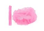 100 Pcs/Bag Pink Disposable Hair Bonnets Breathable Dust Cap For Eyebrows Tattoo