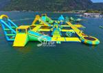 63x36m giant floating island inflatable water park for summer entertainment