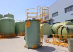 3600mm FRP Cylindrical Storage Tank Chemical Resistance Water Reservoir