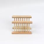 Bathroom Wooden Soap Case, Home Hand Craft Bathtub Shower Dish, Rectangular,