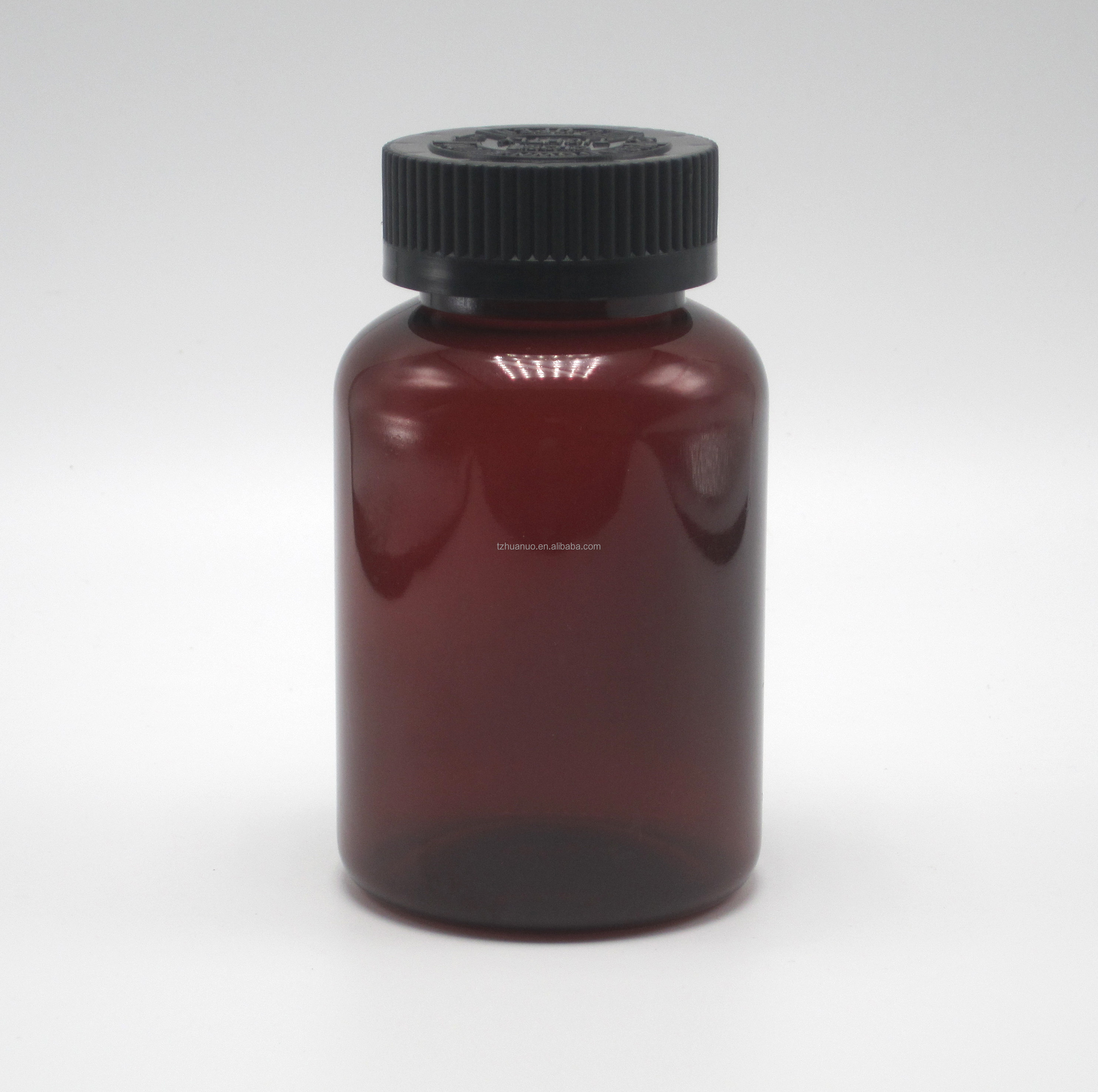 SCREW CAP 180ml PET Plastic Pill Bottle for Pill Powder Capsule Tablet HOT SEAL