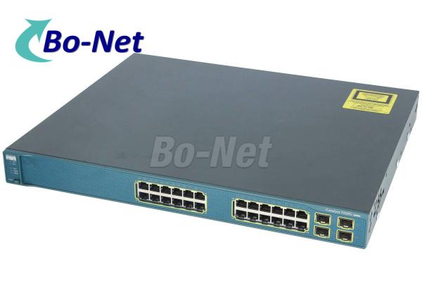 Quality Cisco Catalyst 3560G 24 Port Gigabit 4 Port SFP Used Cisco Switches  WS-C3560G-24TS-S for sale