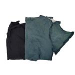 Grade A Mixed fabric cutting pieces Dark T-shirt Coloreded Cotton Rags 100