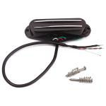 Ceramic Single Coil Bass Pickup Dual Rails DC Resistance 9~10kΩ With Screws