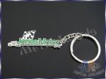 High End Engraved Car Shaped Keychain , Glow In The Dark Keyring Anti Rust