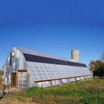 Galvanized Steel Frame Structure Greenhouse Solar System for Farm