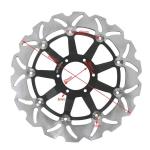 6 Mounting Holes 296MM Stainless Steel Motorcycle Floating Brake Disc Rotor for