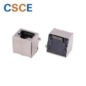 Wholesale 10 / 100Mbps RJ45 Surface Mount Jack , Surface Mount Ethernet Jack ROHS Approved from china suppliers