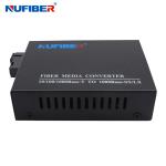 20km 1310nm 1550nm Single Mode SC single Fiber Optical Media Converter