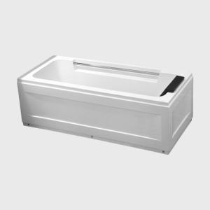 Wholesale Villa Indoor Fiberglass Whirlpool Jacuzzi Tub Air Jetted Massage Rectangular from china suppliers