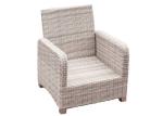 7 Seats 1.2mm Thickness Aluminum Tube Garden Rattan Sectional Sofa