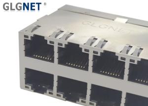 Wholesale 60W UPOE+ 10G Rj45 Modular Jack Connector 2x4 Multiple Ports With Light Lipe from china suppliers