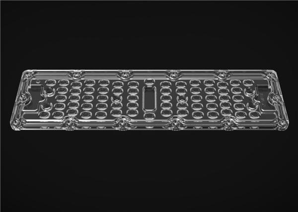 64 Pieces SMD LED Lens Thermal Management For Tunnel Light With 90*120° Beam
