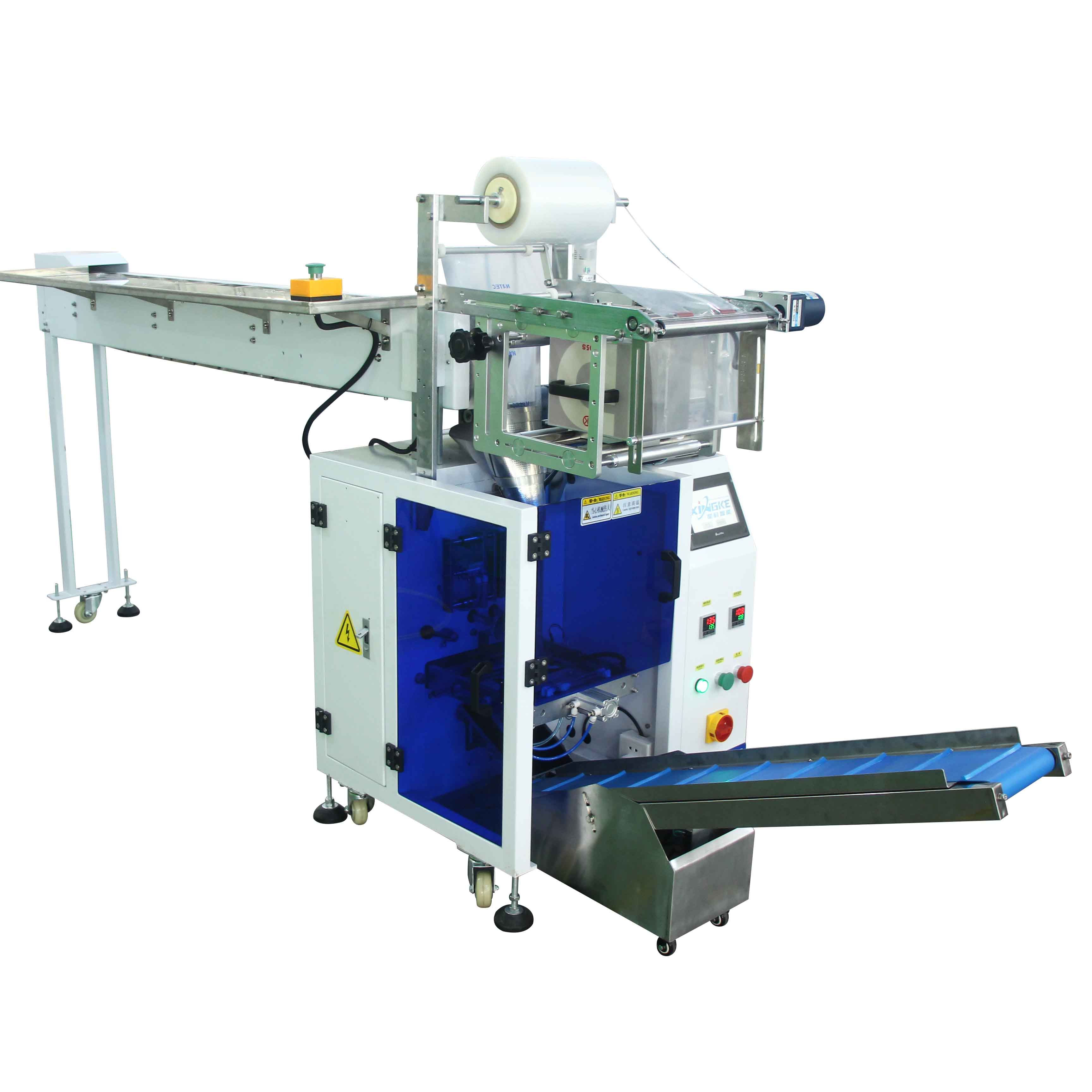 Manual Feeding Bagging Machine Furniture Accessories Bearing Plastic Film Packaging Machine