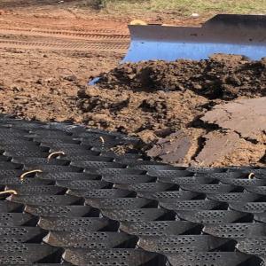 Wholesale Black Textured Perforated Soil Stabilizer HDPE Geocell 1420n For Slop Protection from china suppliers