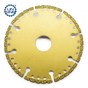 Wholesale 1.8mm Steel Core Thickness Vacuum Brazed Diamond Cutting Disc for Metal Stone Aluminum from china suppliers