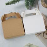 Screen Printing 250g Kraft Paper Food Packaging Box 0.024kg