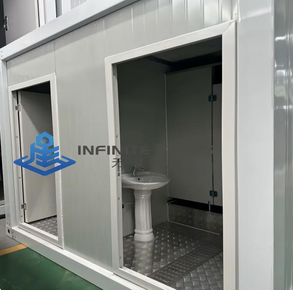 Full Scene Modular Public Toilets Customized Economical Modular Homes Prefabrica